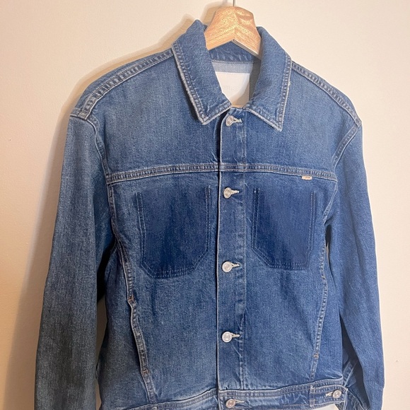 MOTHER Superior The Back Road Jacket in Running with Scissors Size Small - Picture 11 of 16